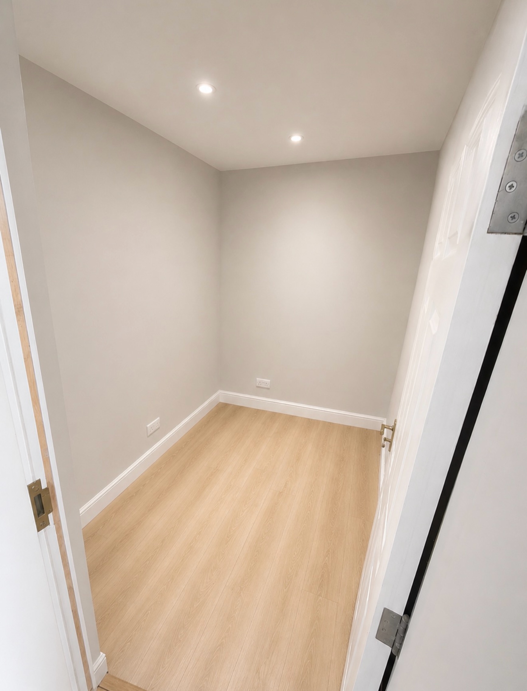 Garage converted into a finished office by BNR Build